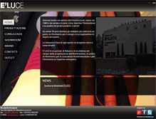Tablet Screenshot of eluce.it